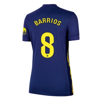 Billige Fotballdrakt Atletico Madrid Pablo Barrios #8 Replika Bortedrakt Dame 2025-26 Kortermet